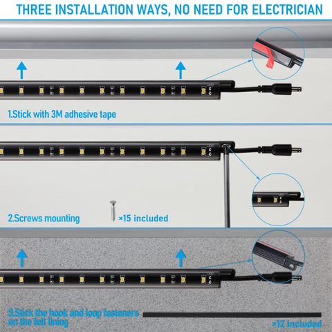 TORCHSTAR LED Safe Lighting Kit quick-install design simplifies installation with common tools.