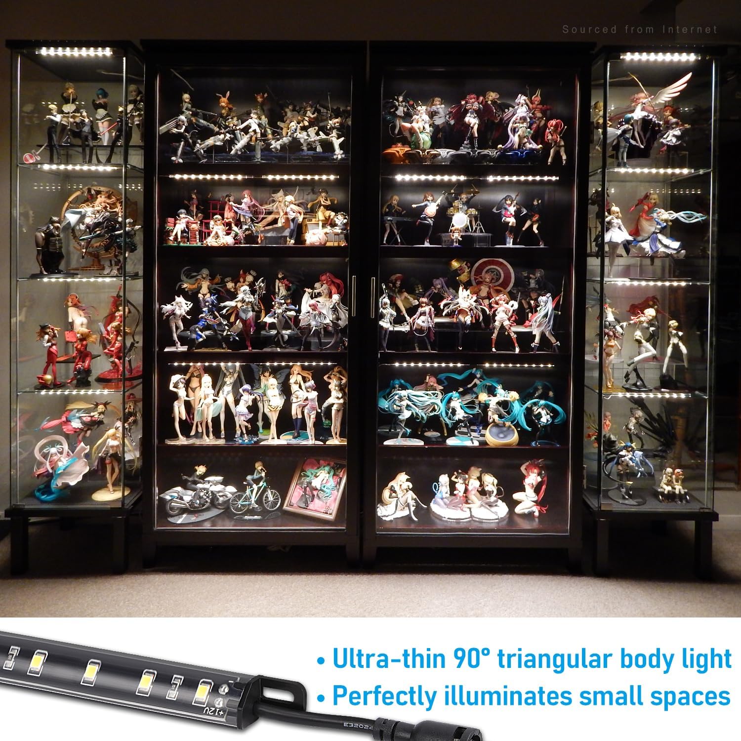 TORCHSTAR LED Safe Lighting Kit rocker switch provides quick on-off control.