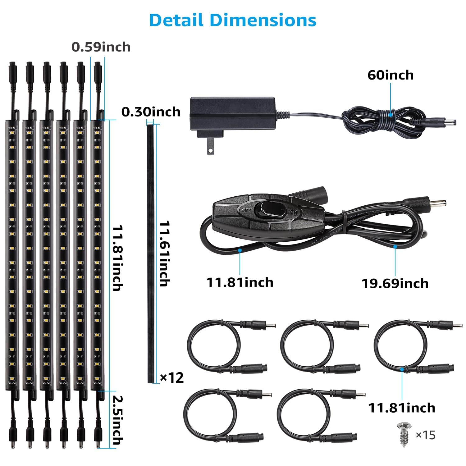 TORCHSTAR LED Safe Lighting Kit under-cabinet install brightens counters and displays.