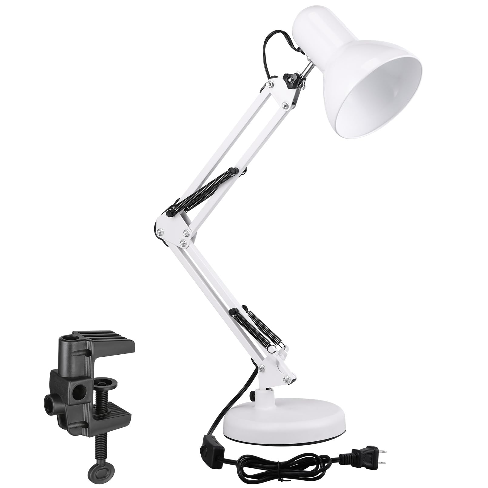 Torchstar metal desk lamp clip: strong clamp for secure attachment on desks