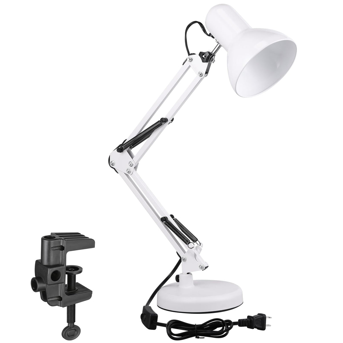Torchstar metal desk lamp clip: strong clamp for secure attachment on desks