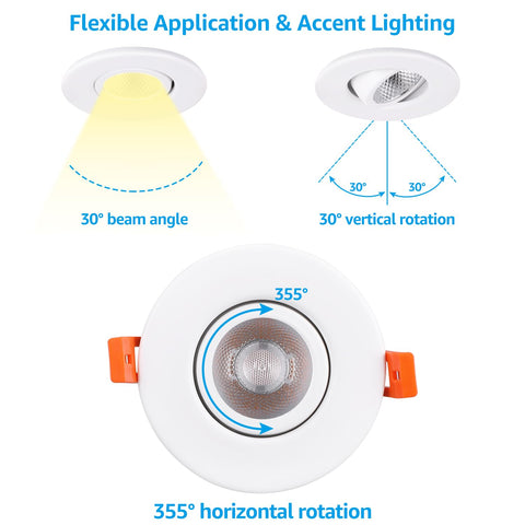 TORCHSTAR recessed light with junction box included for easy installation