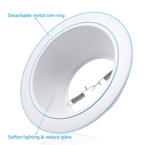 TORCHSTAR trim compatibility with PAR30, PAR38, BR30, BR40 bulbs.