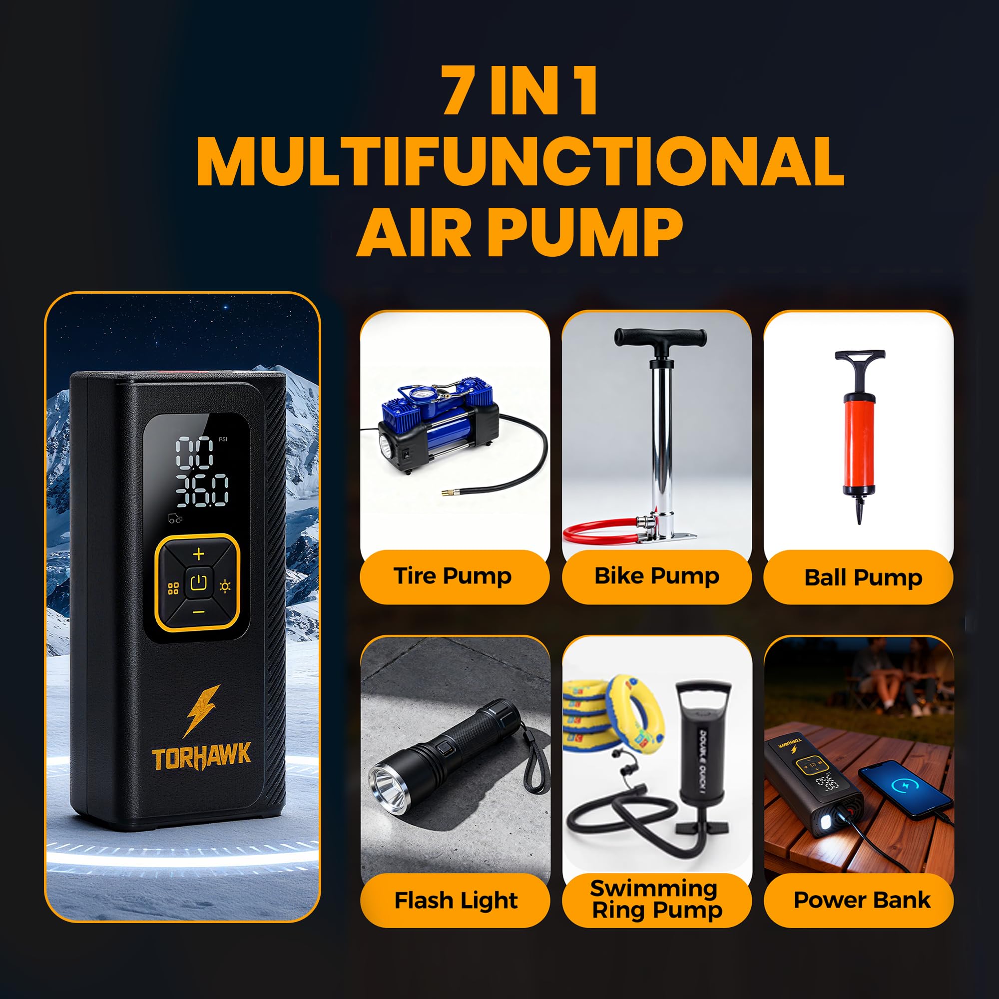 TORHAWK 20-inch hose and rugged case support tough jobs and storage.