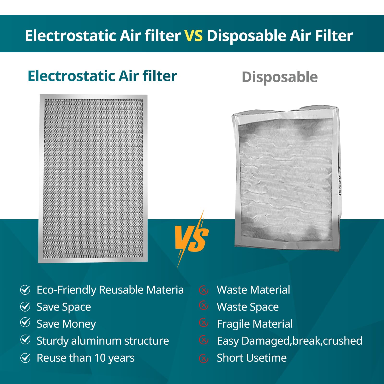 Torjim easy-install filter fits furnaces and ACs quickly.