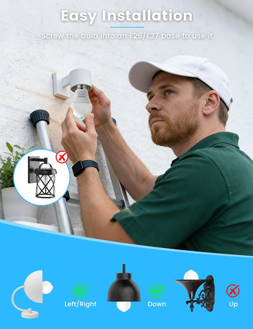 Torkase front-door bulb activates on approach for easy entry