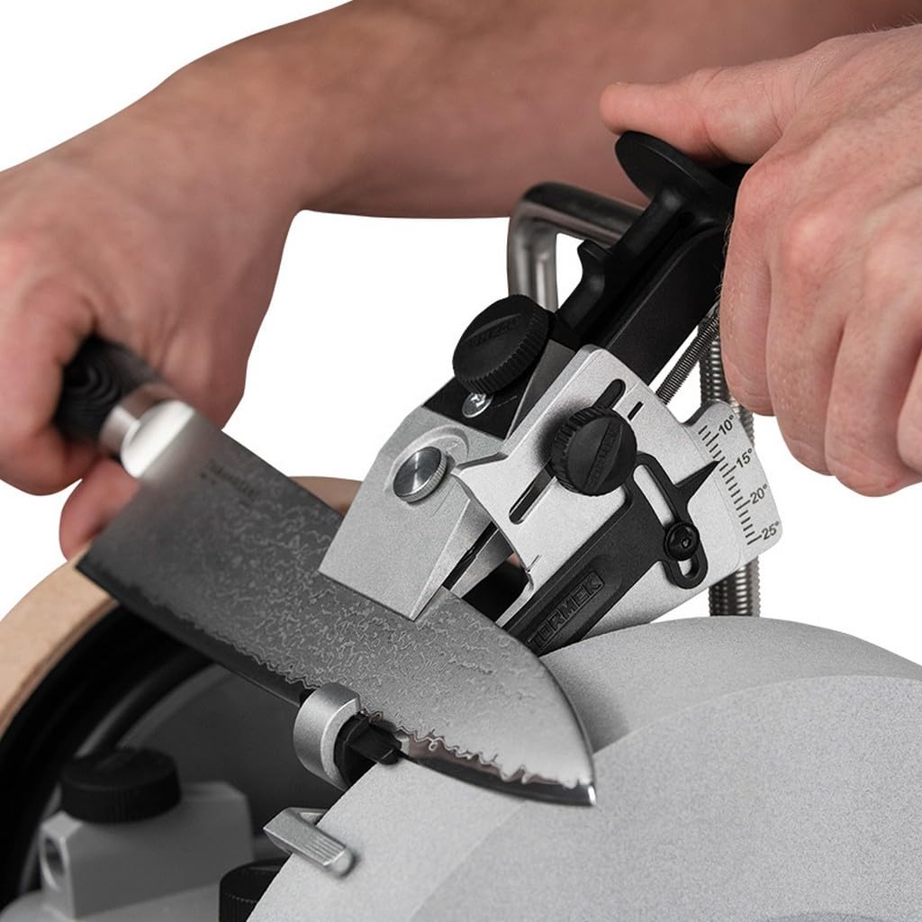 Tormek KS-123 geometry-based angle calculation delivers repeatable results