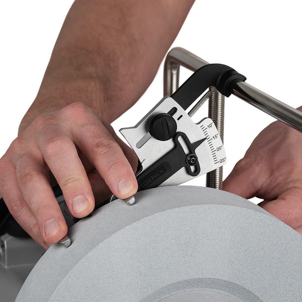 Tormek KS-123 three-step adjustment simplifies accurate setup