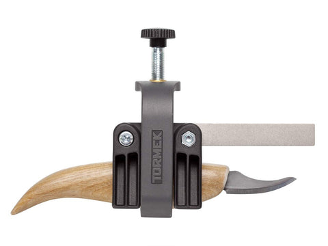 Compatibility with SVM-45 Knife Jig expands sharpening options for tiny blades.