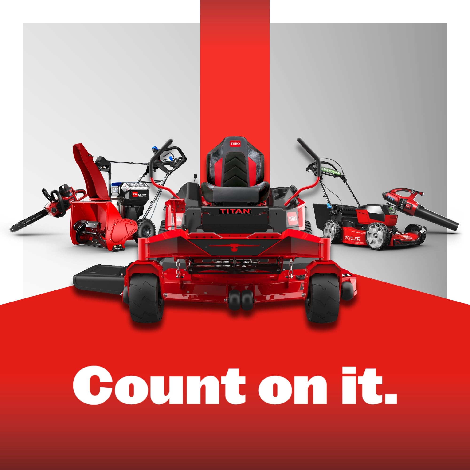Toro Flex-Force battery secured fit for rugged tasks.