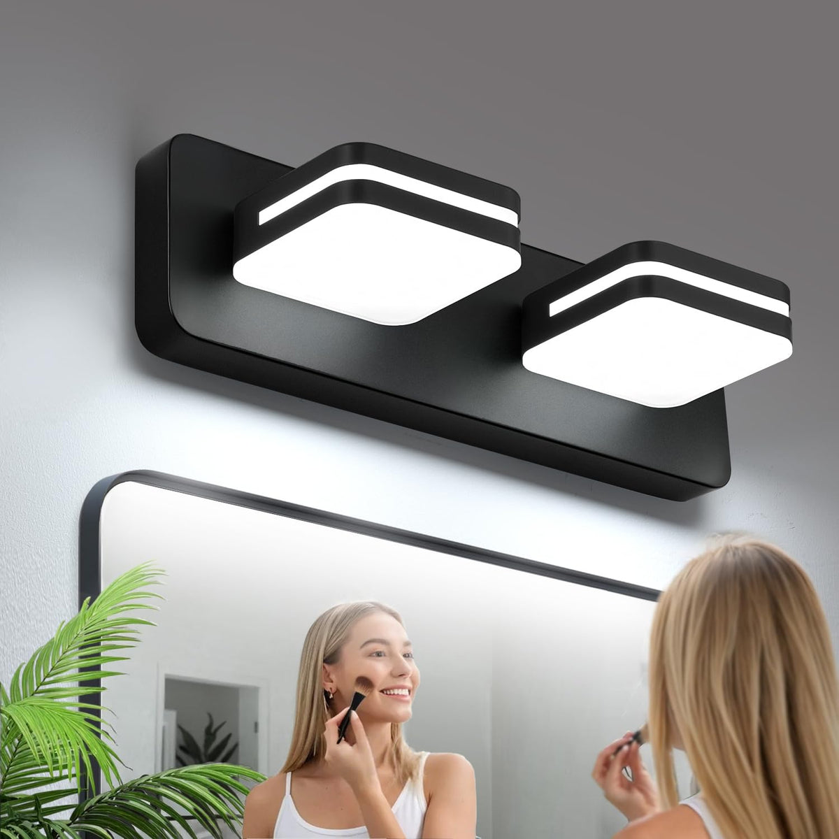 Torondo 360° rotate vanity light over mirror for makeup lighting