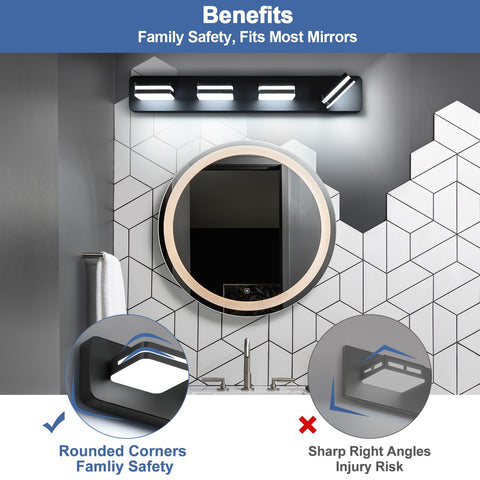 Torondo bathroom light offers dustproof and moisture-proof performance for humid environments.