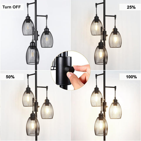 Torondo industrial tall floor lamp design complements contemporary interiors.
