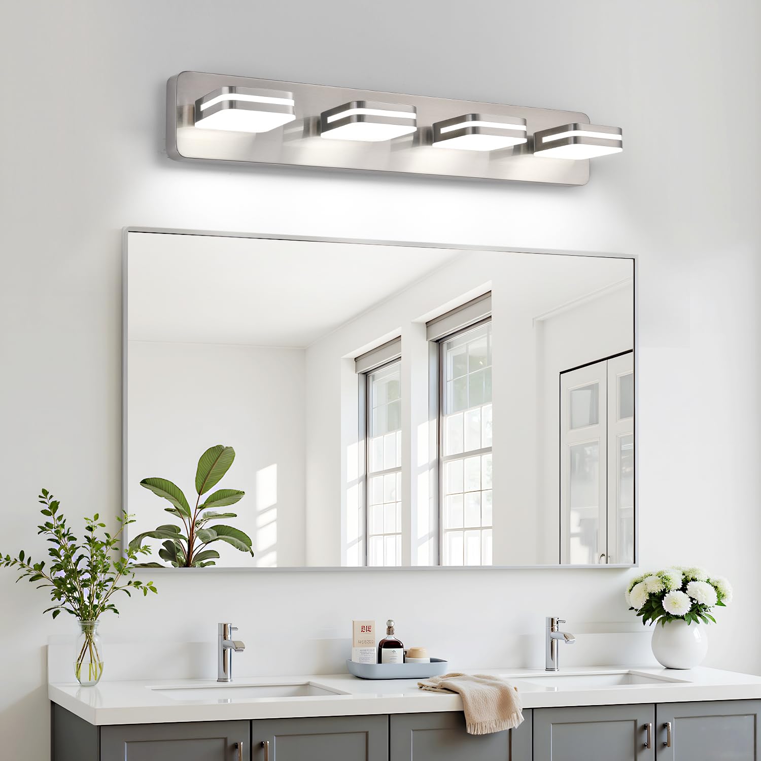 Torondo easy 15-minute installation above the mirror