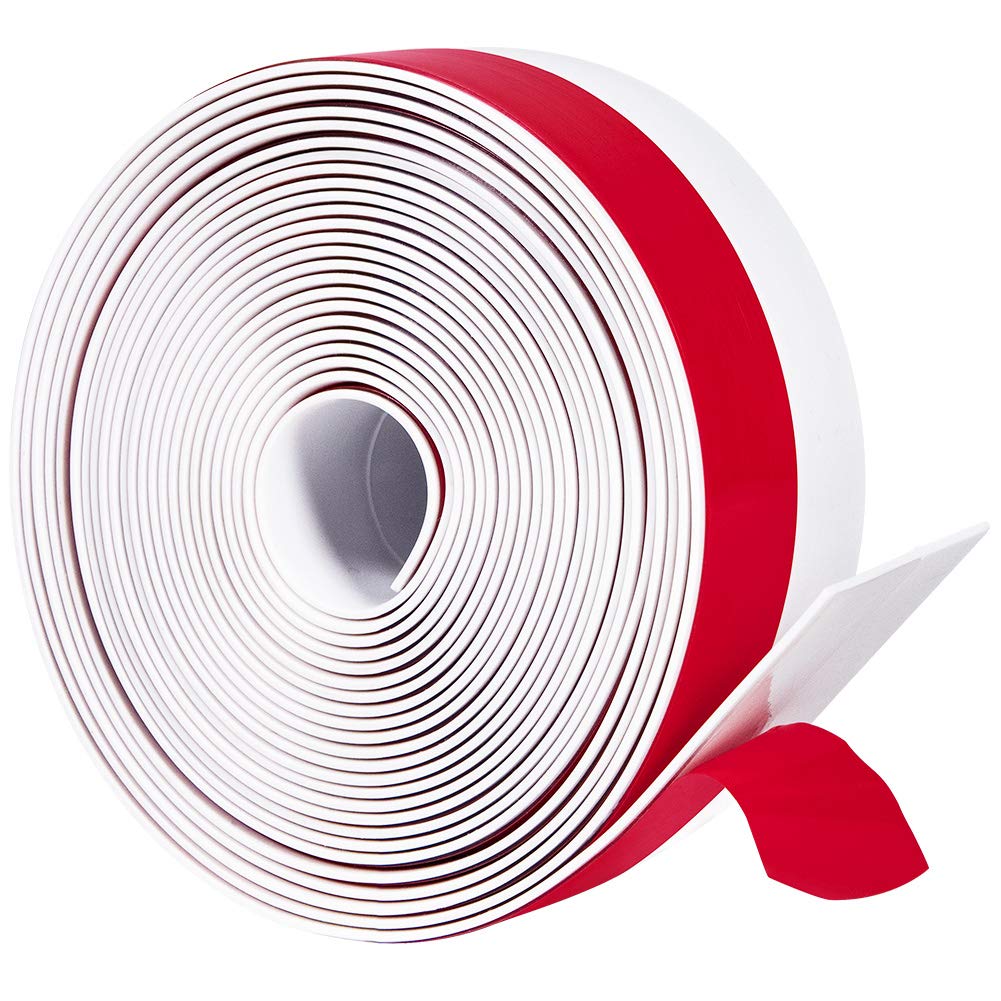 TORRAMI silicone door sweep 2in width seals drafts under doors
