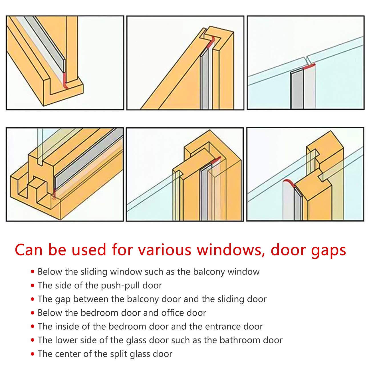 TORRAMI silicone door sweep seals gaps for draft protection and cleaner interiors.