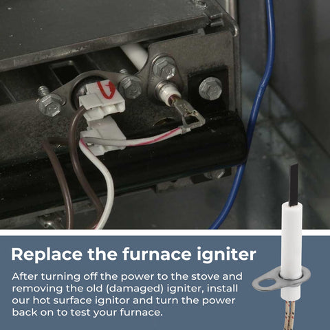 Goodman Amana Janitrol compatible igniter shown for reliable ignition performance.