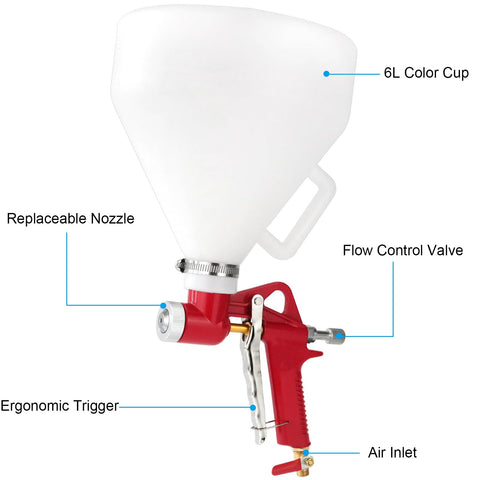 Tosucs Texture Drywall Sprayer enables professional-looking finishes on drywall projects.