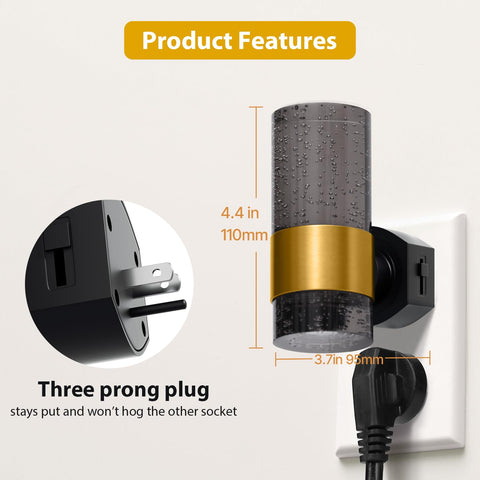 TOSZMOK dimmable night light allows tailored brightness for late night reading