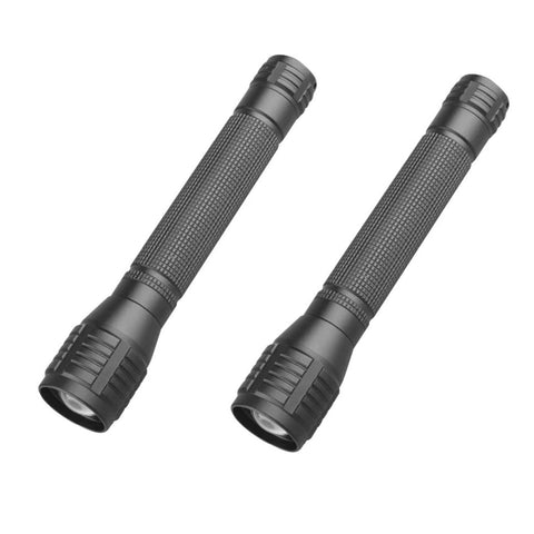 TotaLohan High Lumens Zoomable Flashlight front view, powerful beam for camping.