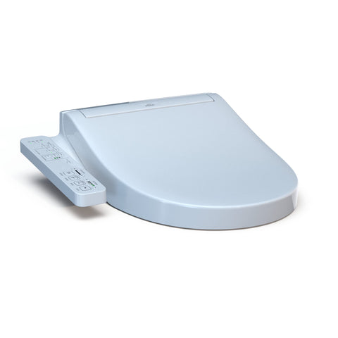 TOTO WASHLET KC2 round seat close-up with heated comfort and soft-close lid