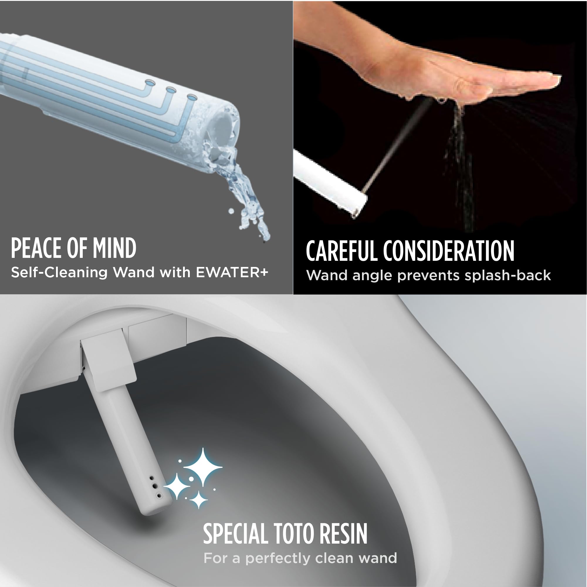 TOTO WASHLET S7 elongated seat for a comfortable fit.