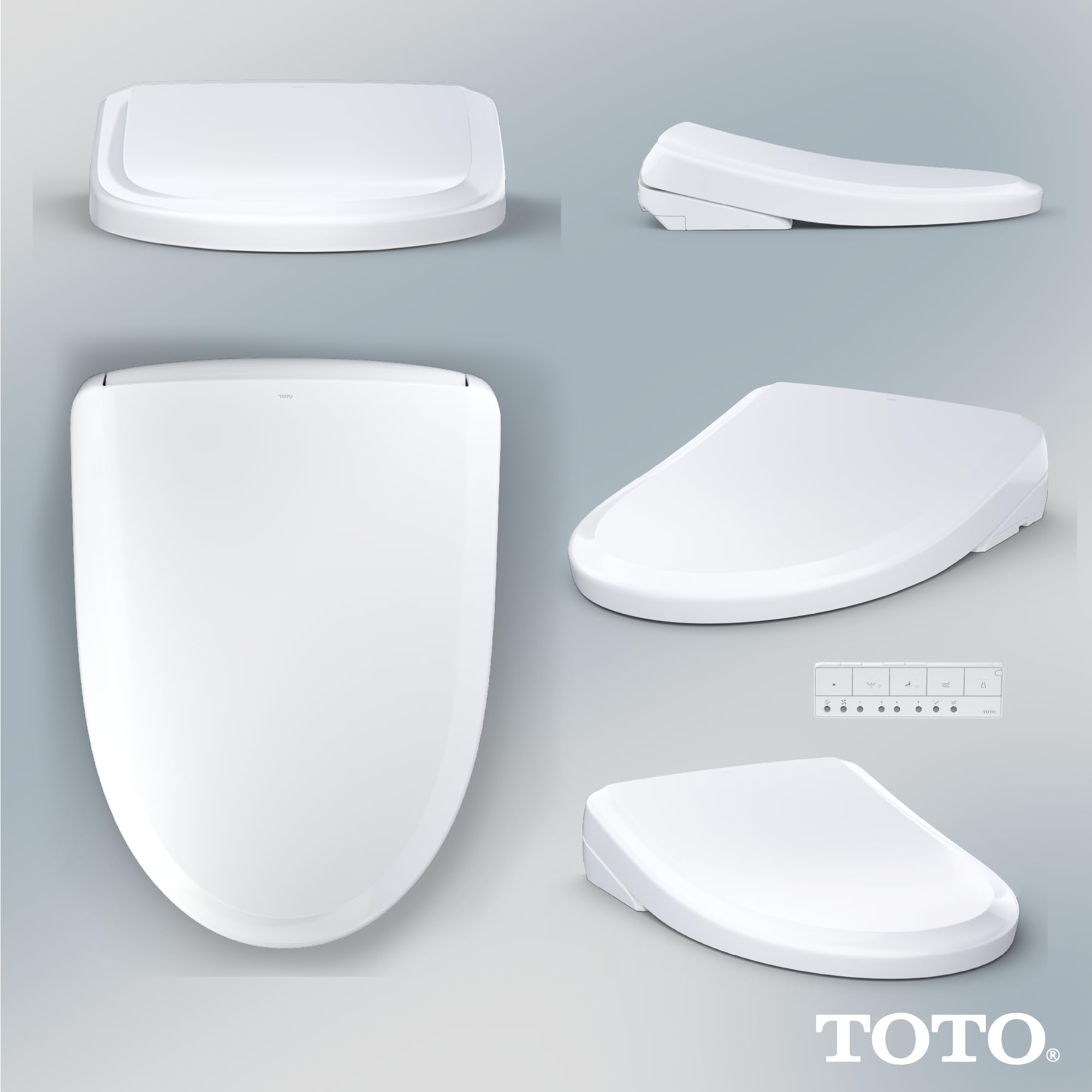 TOTO WASHLET+ S7A nightlight provides gentle bathroom illumination.