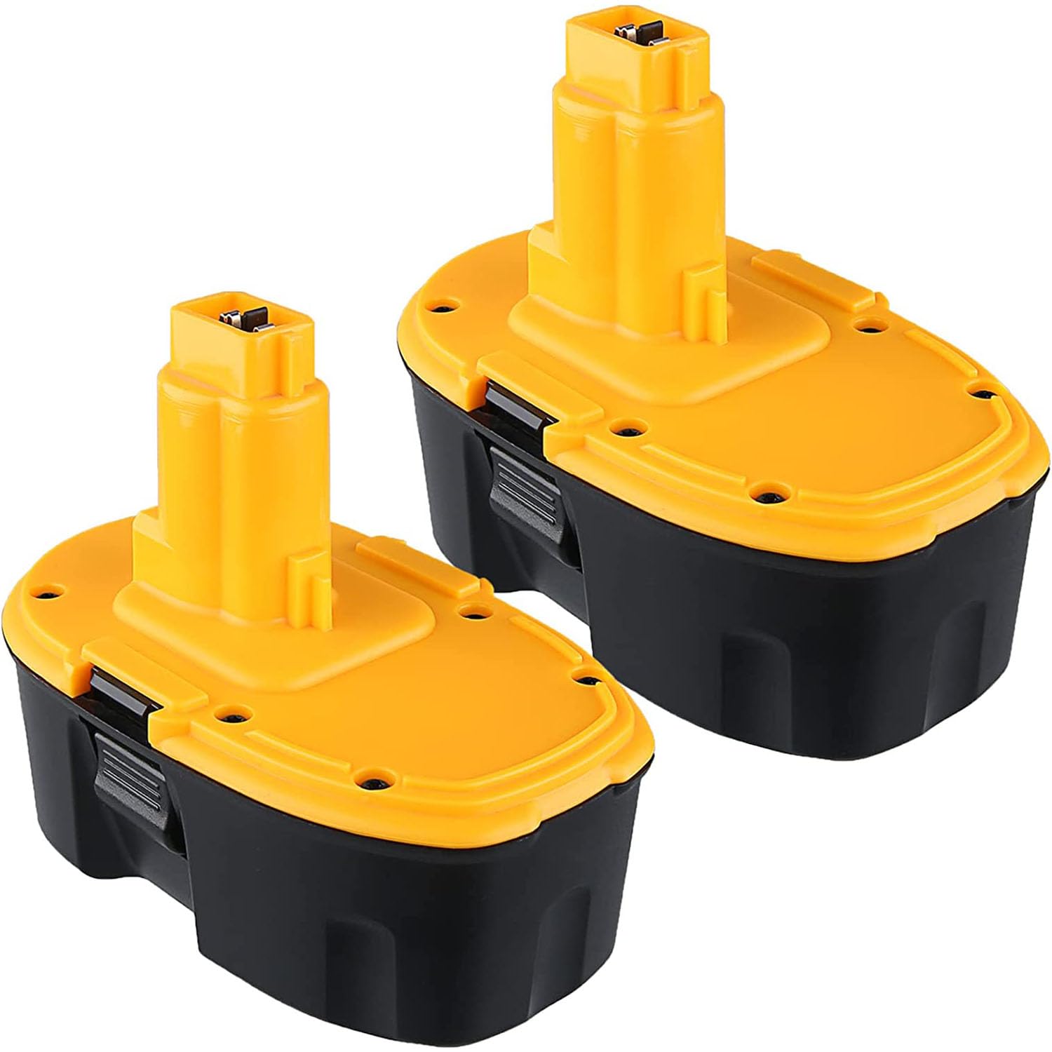 Totoplus 18V battery for DeWalt with replacement compatibility and 5.0Ah capacity.