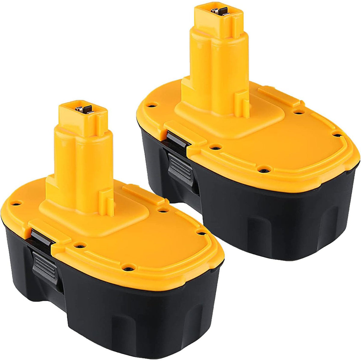 Totoplus 18V battery for DeWalt with replacement compatibility and 5.0Ah capacity.