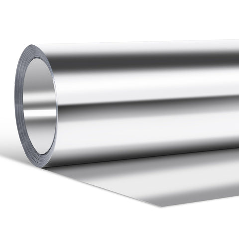 Tottist roof flashing roll 8in 50ft unrolled to seal roof joints against water.