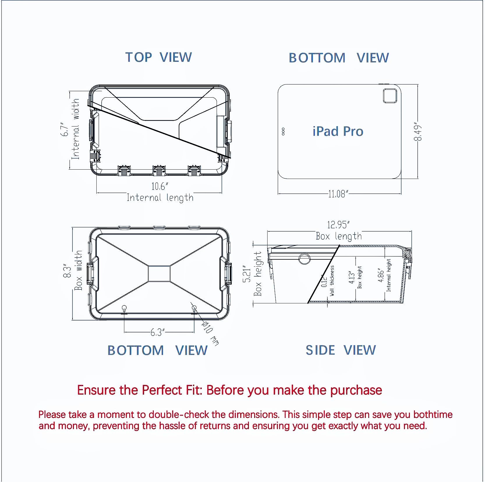 TOTUFY heavy-duty PP housing withstands tough outdoor conditions.