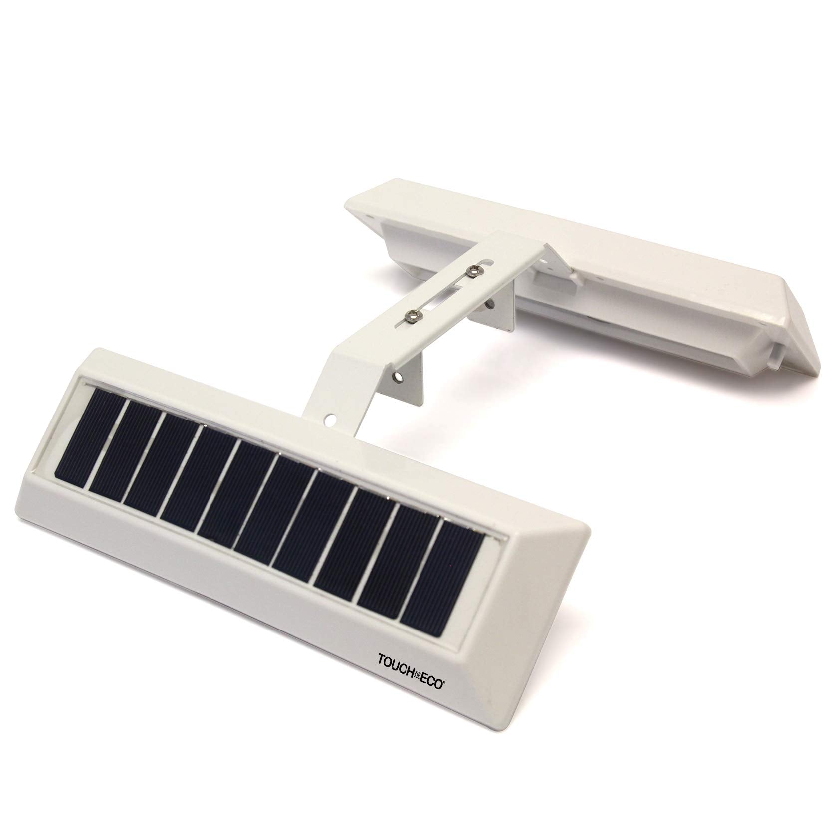 Touch Of ECO LiteAgent Pro dual-sided solar light, signs illuminated from both sides.