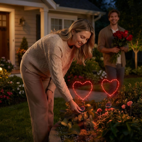 Touch Of ECO romantic garden light, soft glow for honeymoons and anniversaries.