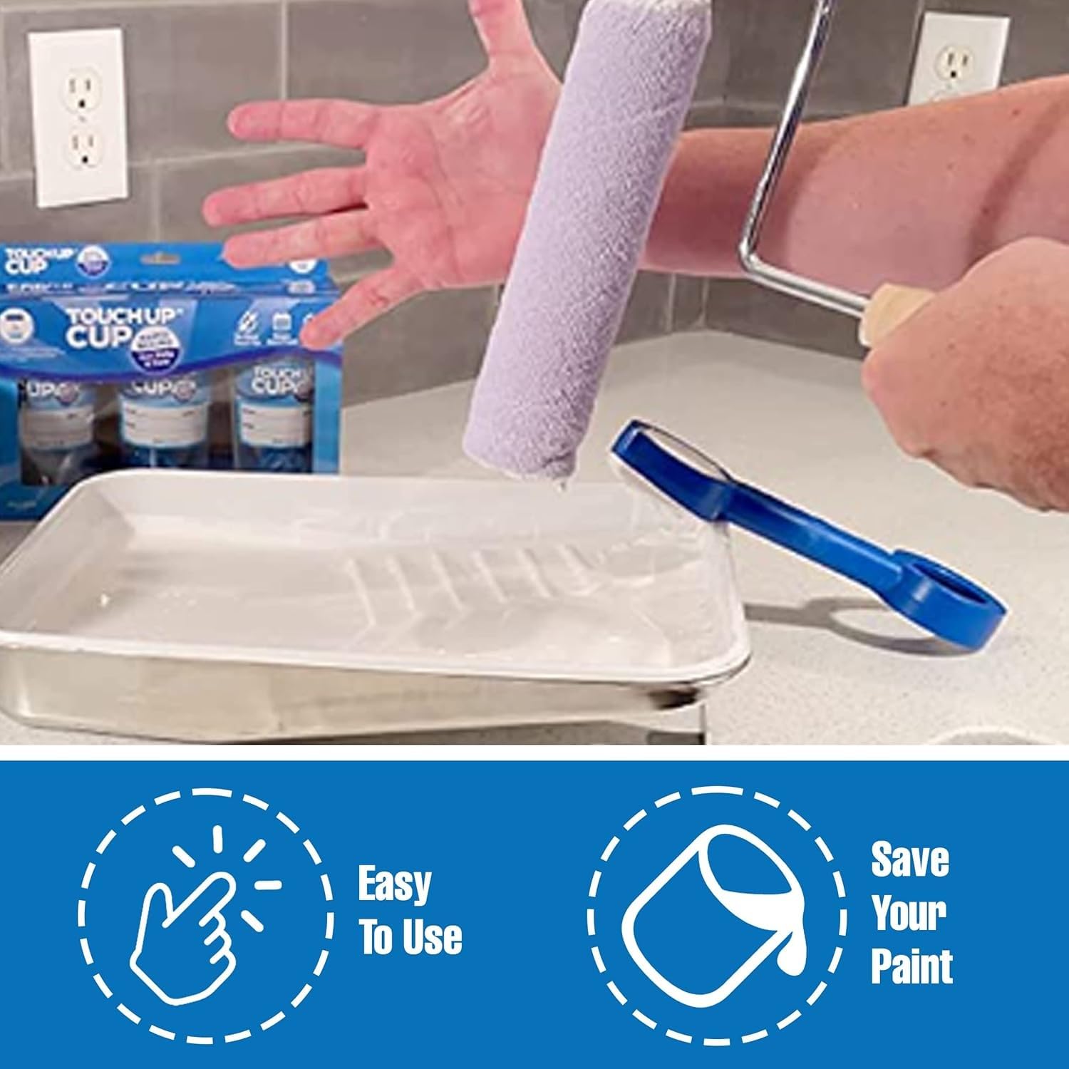 Shark Tank approved Touch Up Cup for reliable touch-up storage.