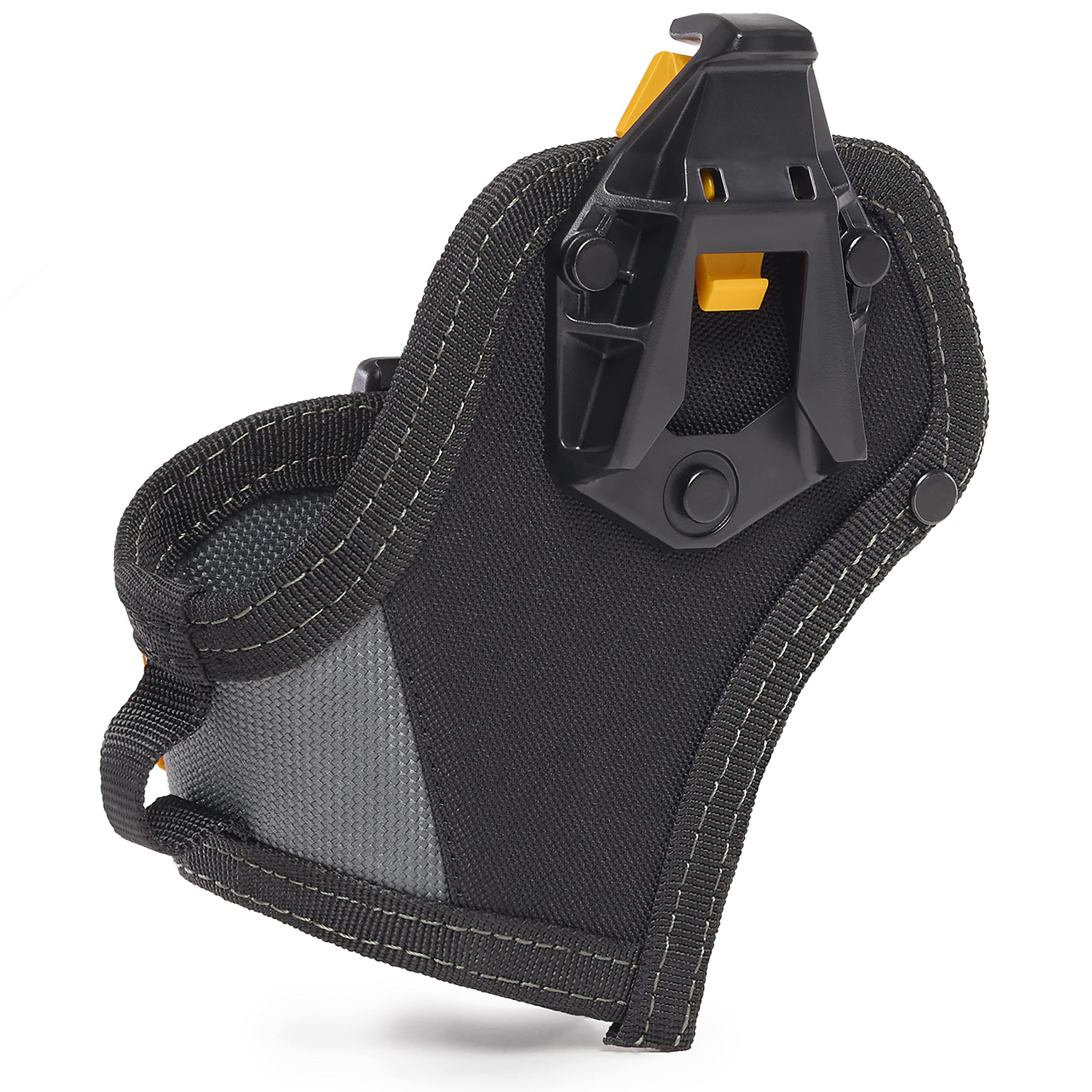 ToughBuilt Belt Clip Compatible design keeps holster secure on belts.