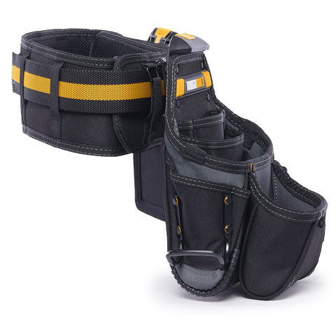 ToughBuilt ClipTech adjustable waist fit supports 32-48 inches waists.