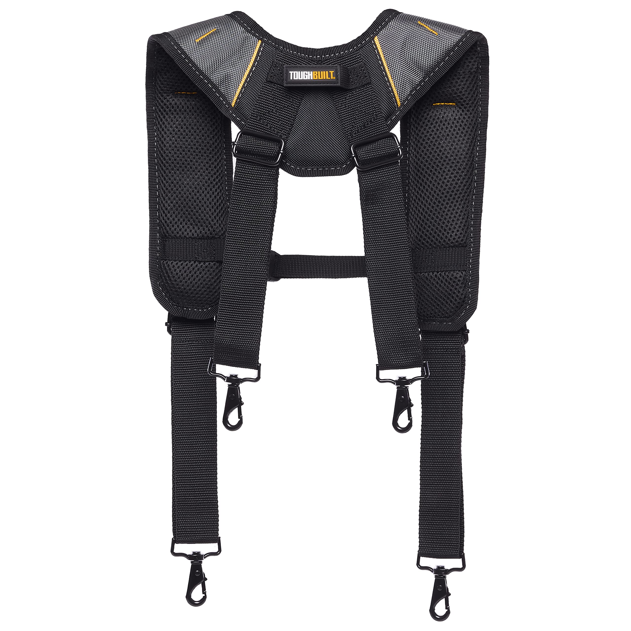 ToughBuilt ClipTech system keeps pouches accessible and organized on the go.