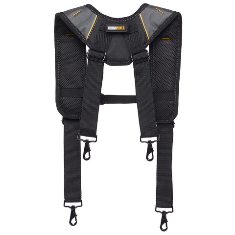 ToughBuilt ClipTech system keeps pouches accessible and organized on the go.