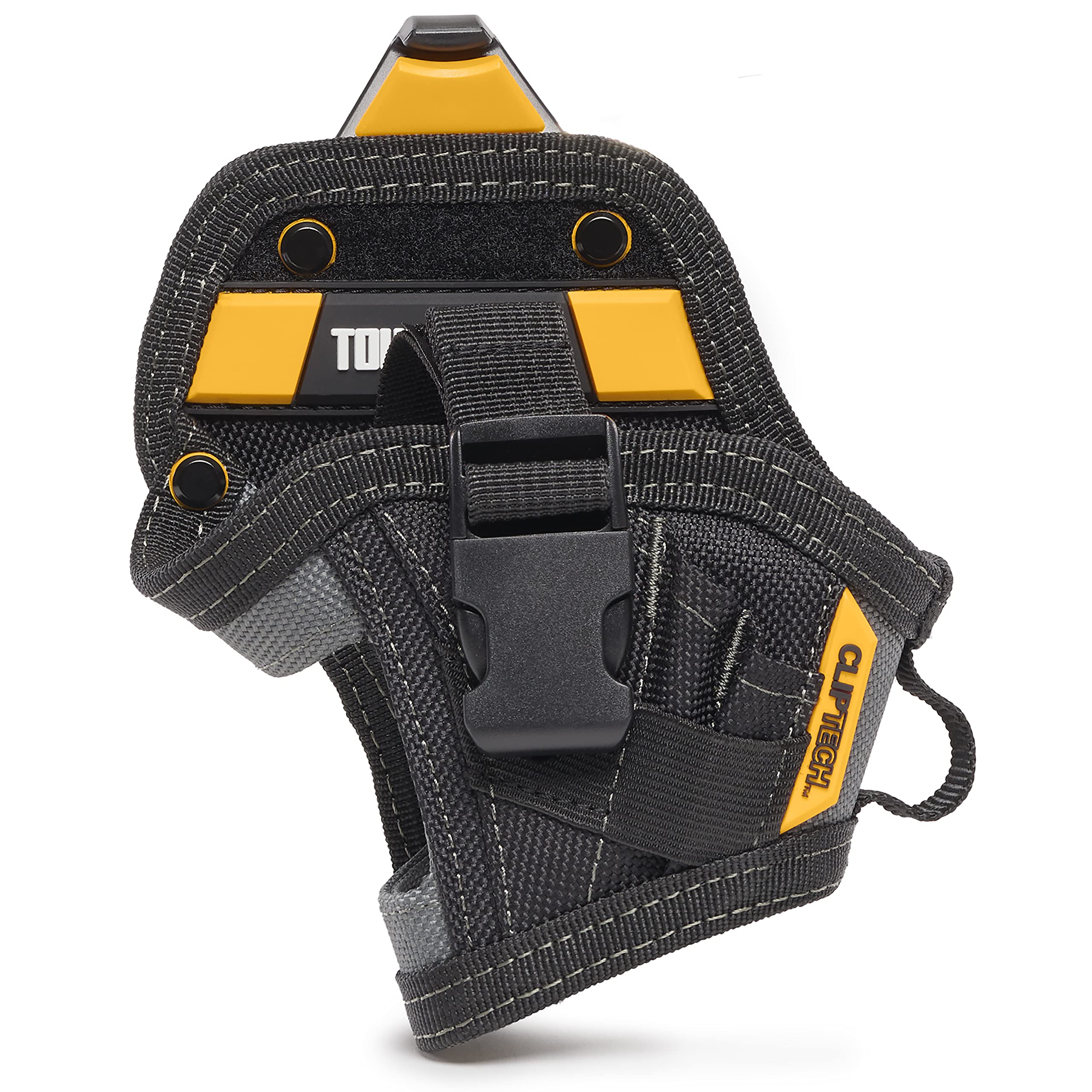 ToughBuilt Compact Drill Holster keeps your drill within reach during tasks.
