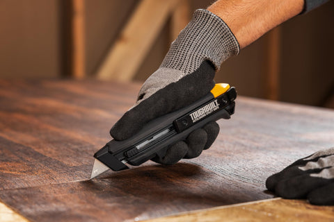 Durable worksite tool overview with ToughBuilt branding
