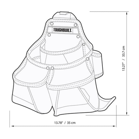 ToughBuilt framer pouch with lifetime warranty and long-term protection