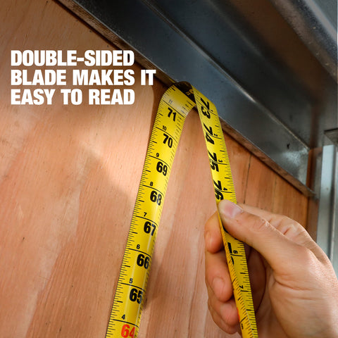 ToughBuilt ProBlade tape measure magnetic hook for hands-free attachment.