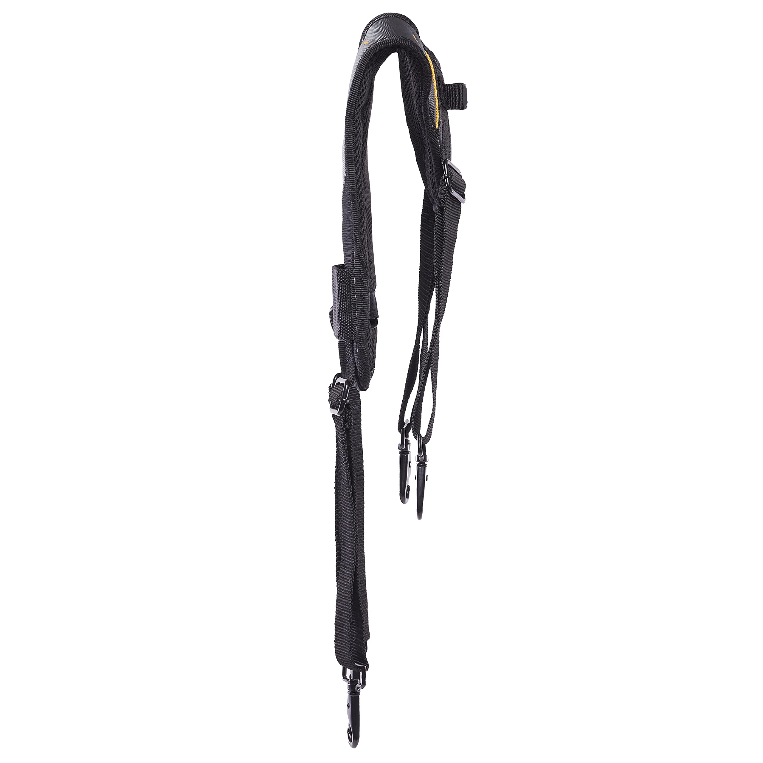 ToughBuilt suspenders with reinforced stitching withstand demanding jobsite use.