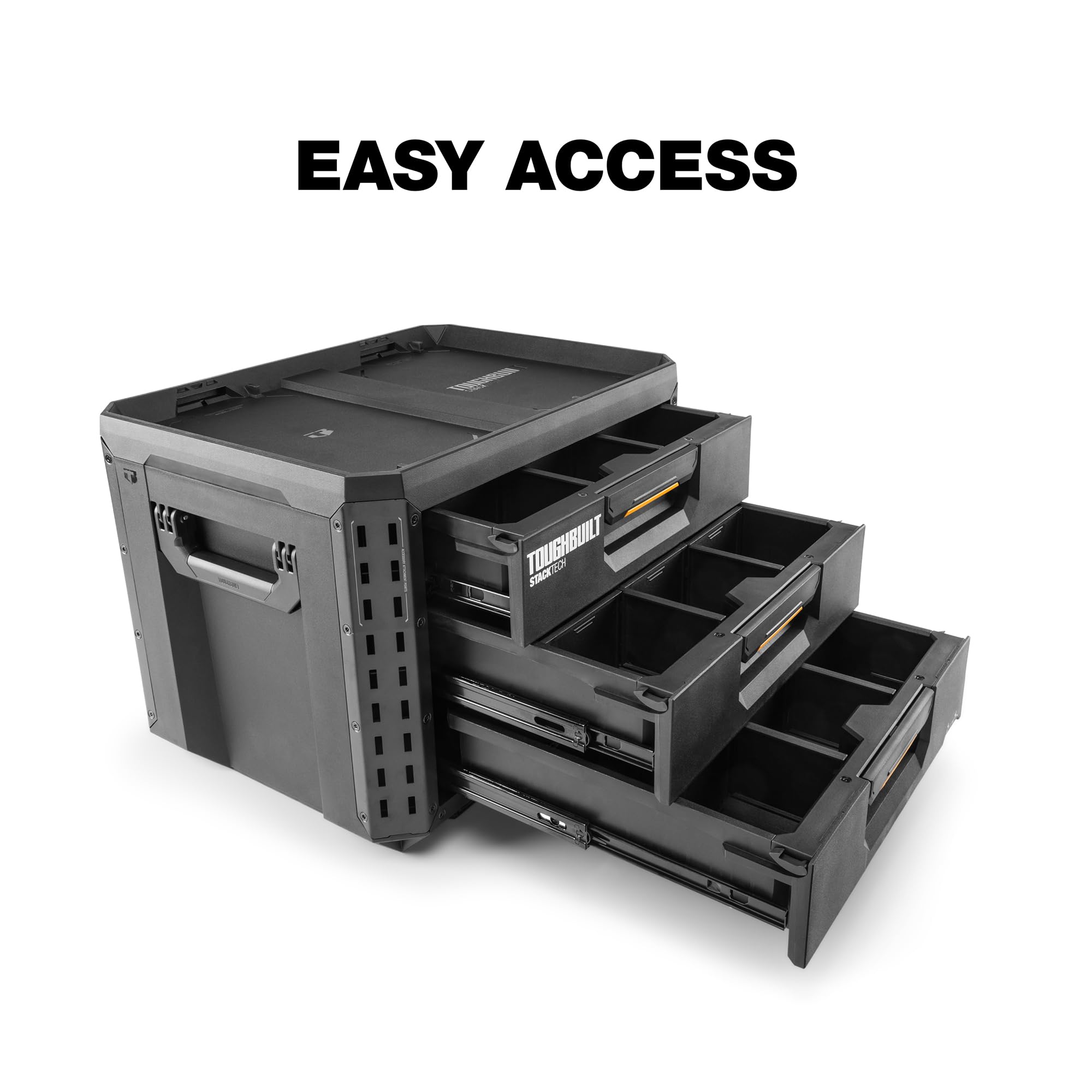 Padlock-compatible feature on ToughBuilt StackTech XL for added security
