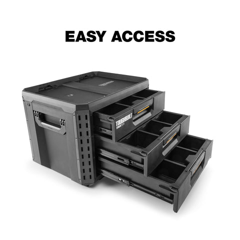 Padlock-compatible feature on ToughBuilt StackTech XL for added security