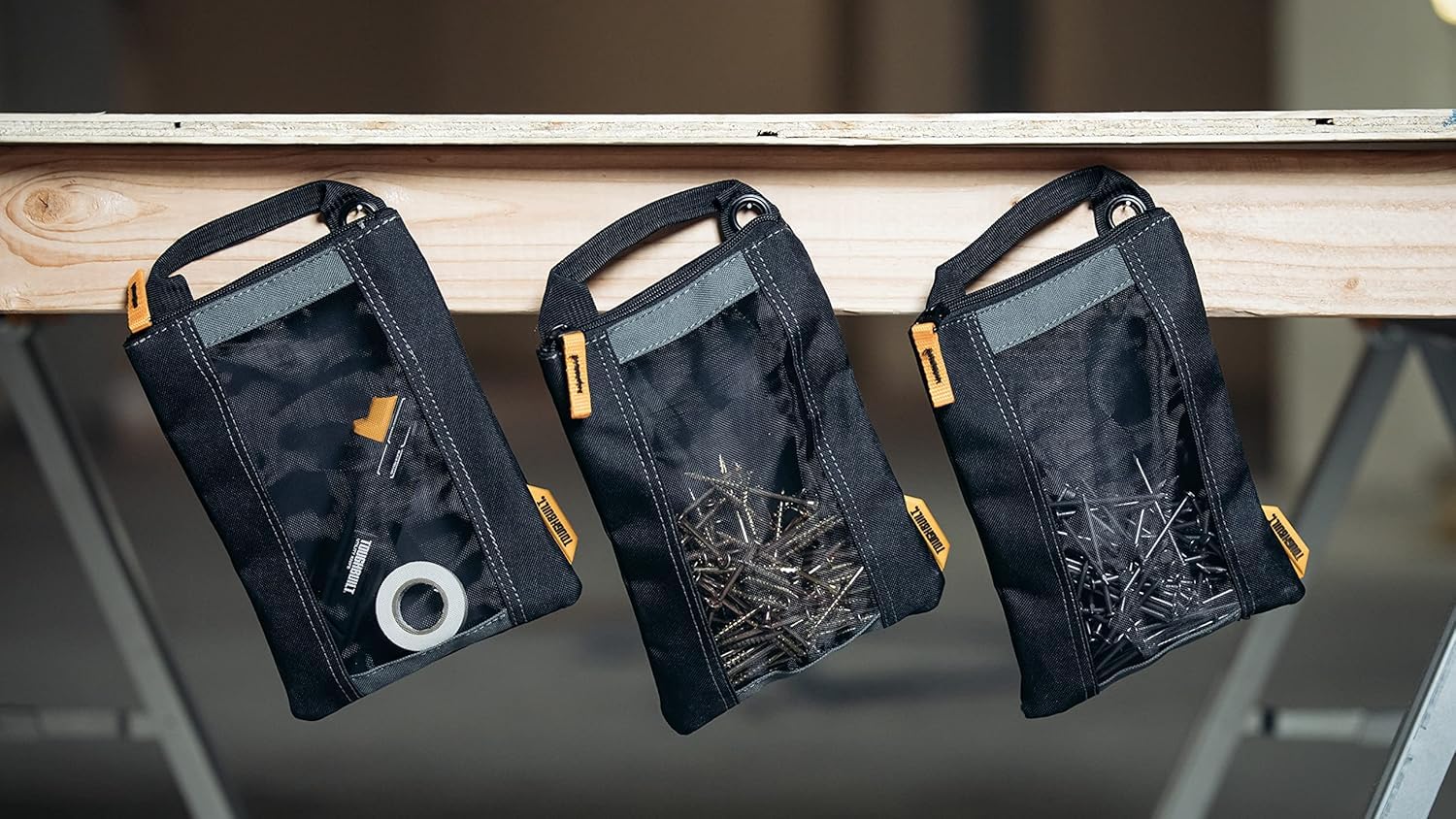 ToughBuilt TB-94-M-3 heavy-duty zipper detail for durable closure.