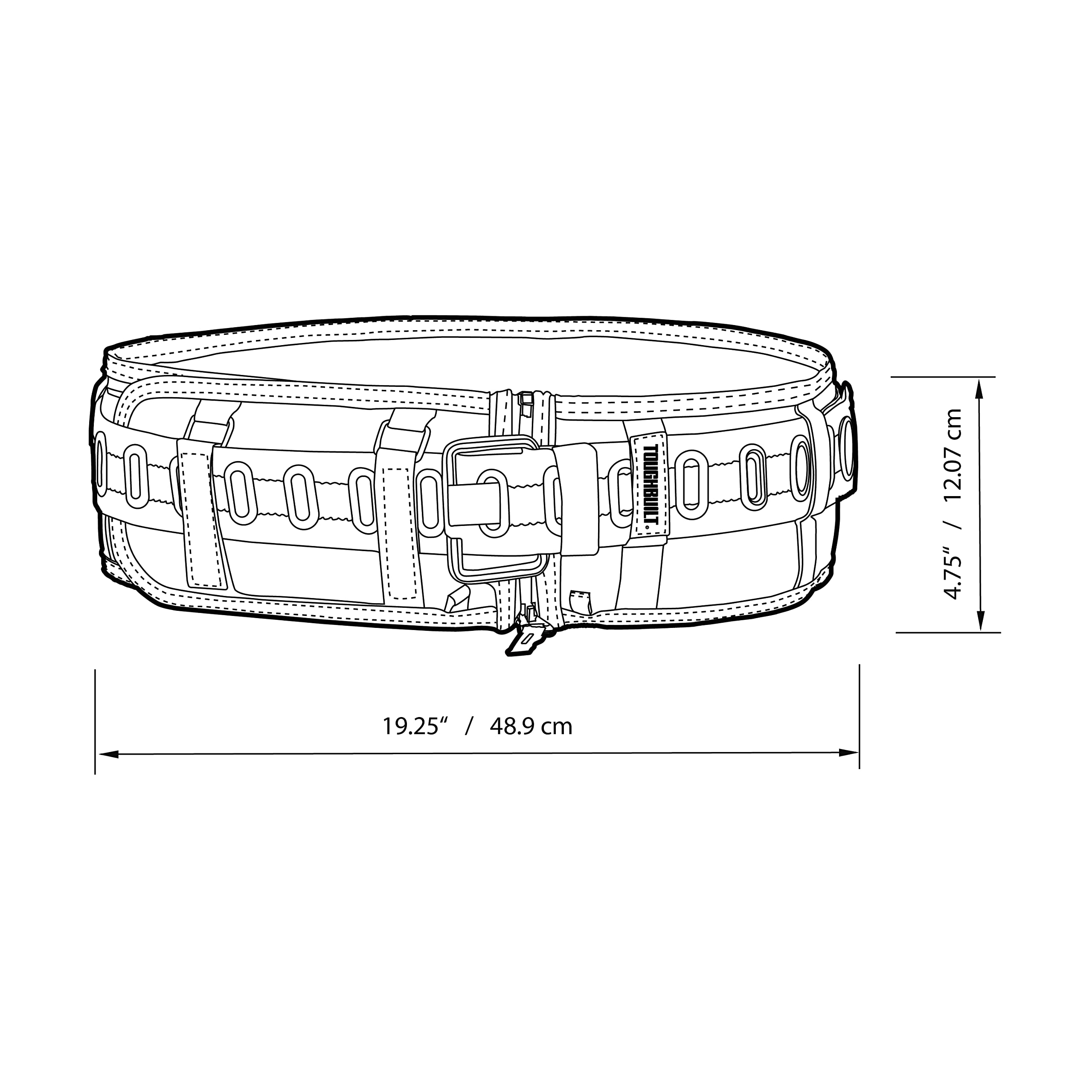 Steel buckle close-up demonstrates secure clamp and reliability