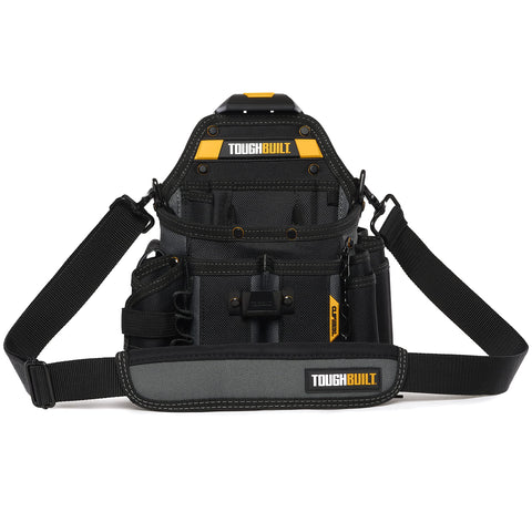 TOUGHBUILT TOU-CT-114 pocket layout showing 23 compartments for tools