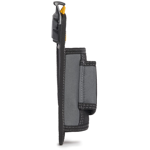 Durable materials and reinforced stitching in the hammer holster.