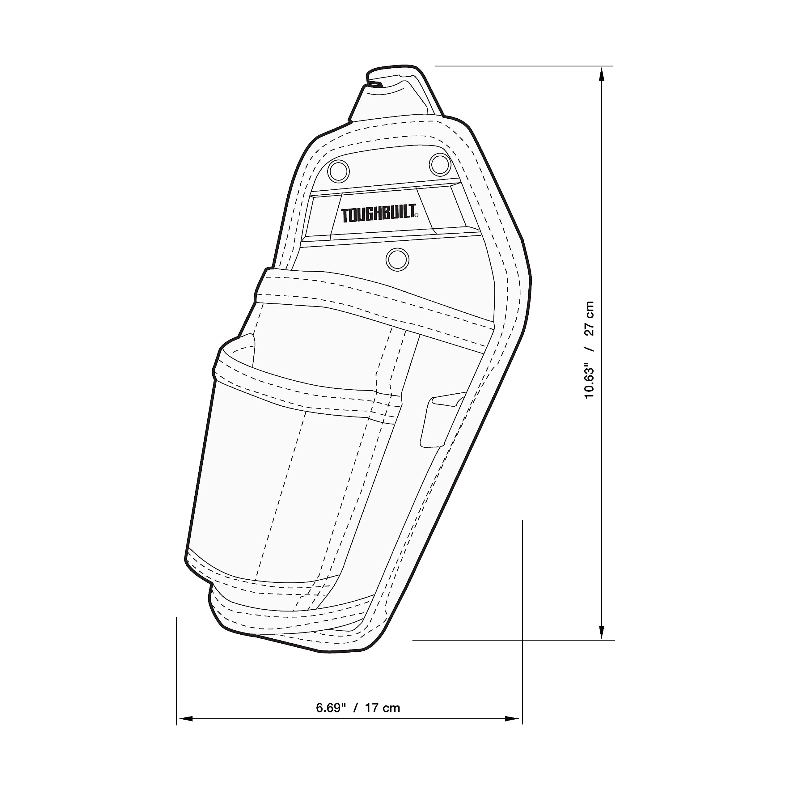 Rear-angled design keeps the hammer clear of movement and friction.